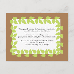 Safari Jungle Baby Baby Shower POEM 2 Invitation