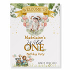 Safari Jungle Photo Wild One First Birthday