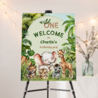 Safari Jungle Wild One 1st Birthday Welcome