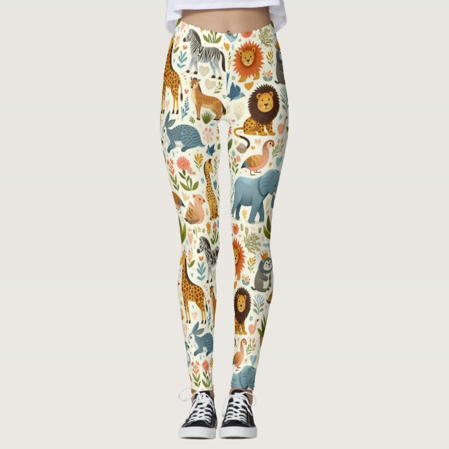 Safari Leggins Leggings (Front)