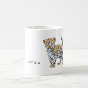 Safari Leopard Cat Animal Coffee Mug