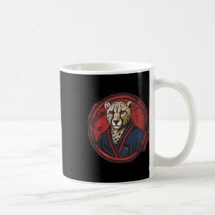 Safari Leopard Cheetah Judo Cheetah Brazilian Jiu Coffee Mug
