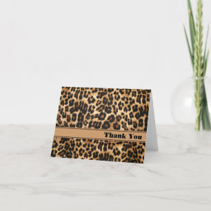 Safari Leopard Note Card