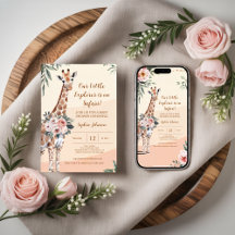 Safari Little Explorer Giraffe Baby Shower 