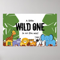 Safari Little Wild One on the way | baby shower