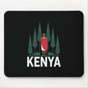 Safari Lover African Wildlife Vacation Funny Kenya Mouse Mat