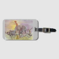Safari luggage tag