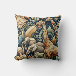 Safari Mosaic Art Cushion