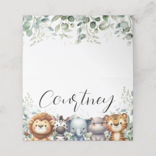 Safari Name Place Card