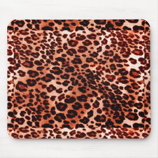 safari orange Art Mouse Mat (Front)
