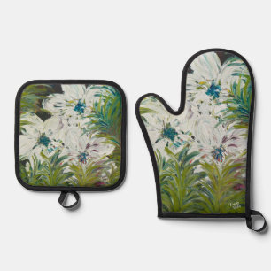 Safari Oven Mitt & Pot Holder Set