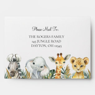 Safari Party Envelopes