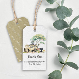 Safari Party Gift Tag