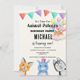 Safari Party Invitations - Calling All Animals!