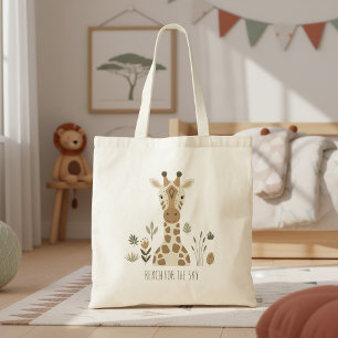 Safari Portrait Giraffe ID1264 Tote Bag