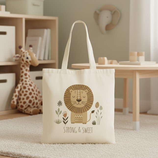 Safari Portrait Lion ID1264 Tote Bag (Creator Uploaded)