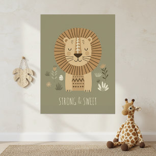 Safari Portraits Lion ID1264 Poster