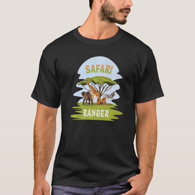 Safari Ranger Costume  Safari Decorations  Safari  T-Shirt (Front)