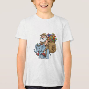 Safari Santa Tri-Blend Shirt