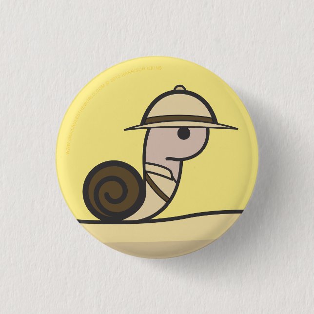 Safari Snail Button (Front)