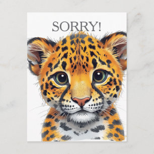 Safari Spirit Cheetah Cub Enclosure Card
