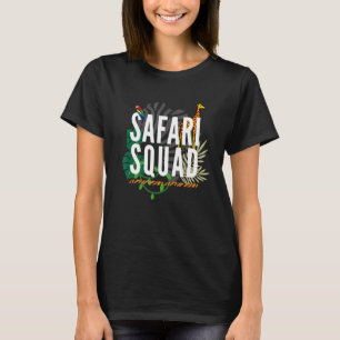 Safari Squad Africa Animal Crew Safari Tour Guide T-Shirt