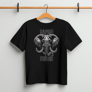 Safari Squad African Elephant Zoo Adventure T-Shirt