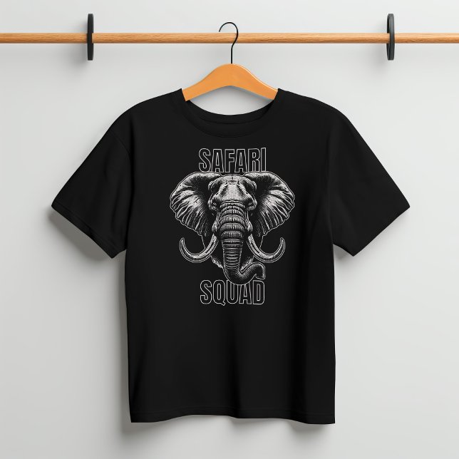 Safari Squad African Elephant Zoo Adventure T-Shirt (Creator Uploaded)