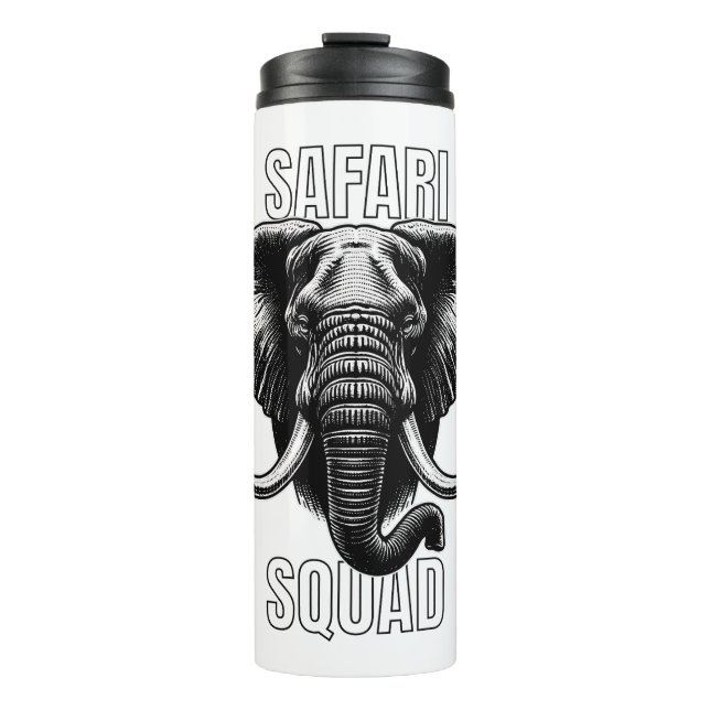Safari Squad African Elephant Zoo Adventure Thermal Tumbler (Front)