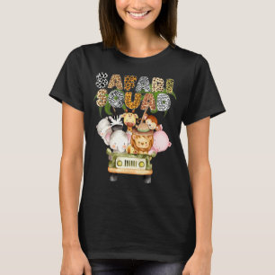Safari Squad Summer Zoo Animals Trip Matching Fami T-Shirt