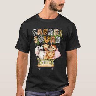 Safari Squad Summer Zoo Animals Trip Matching Fami T-Shirt