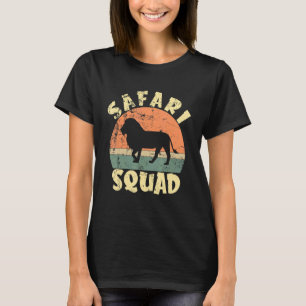 Safari Squad Wild Animal Jungle Africa Zoo Animal T-Shirt