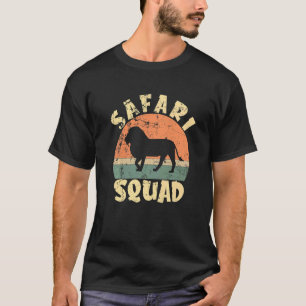 Safari Squad Wild Animal Jungle Africa Zoo Animal  T-Shirt