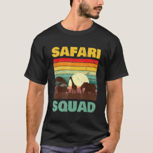 Safari Squat Tour Guide Kenya Tanzania Namibia Afr T-Shirt