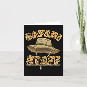 Safari Staff Safari Birthday Card