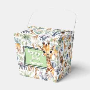 Safari Style: jungle baby shower Favour Box