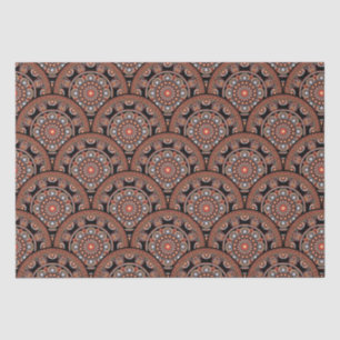 Safari Sunset Bohemian Star Fall Mandala Art Deco Tissue Paper