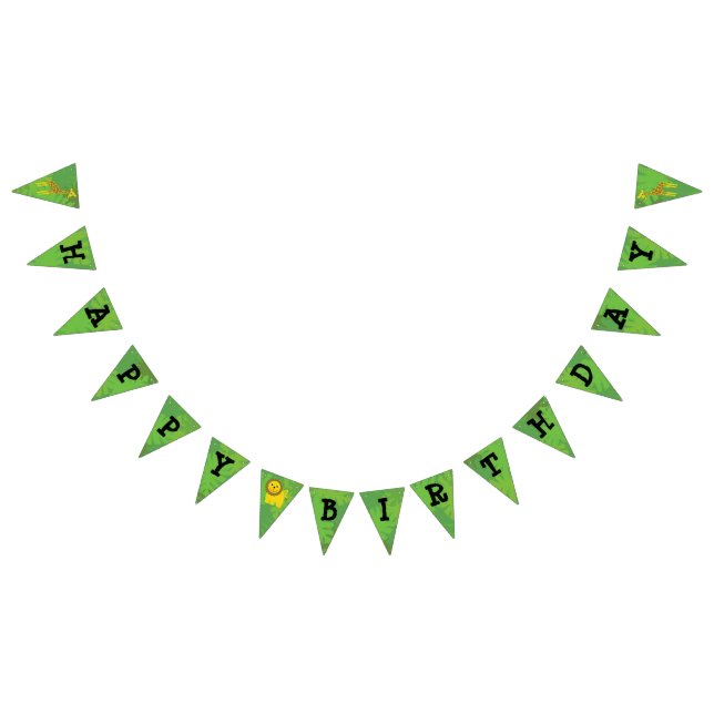 Safari theme birthday bunting  (All)