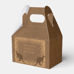 Safari Theme Kangaroo Party Favour Box