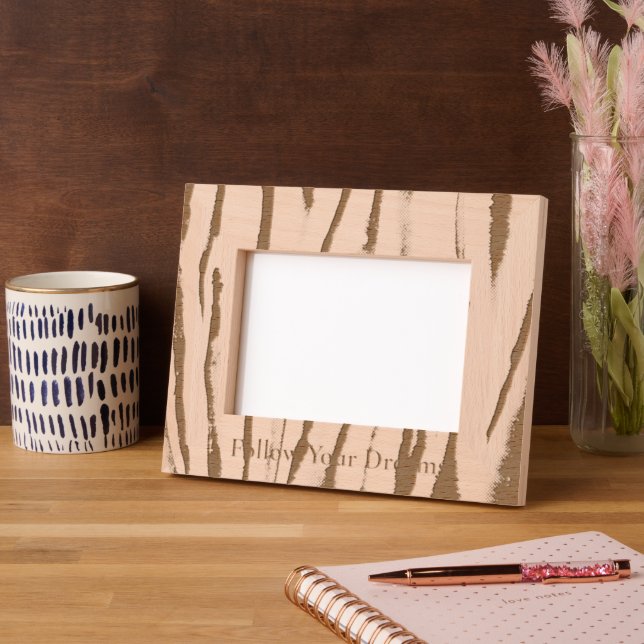 Safari Tiger Animal Print Etched Frames (Left)