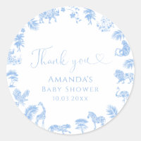 Safari Toile Baby Shower