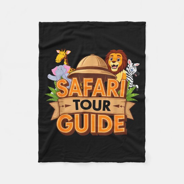 Safari Tour Guide Costume Africa Safari Clothes Wo Fleece Blanket (Front)