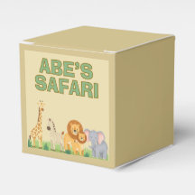 Safari upsherin birthday Favour Box