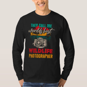 Safari Wildlife Photographer Big Five Africa Vacat T-Shirt