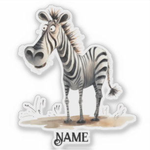 Safari Zebra Personalised
