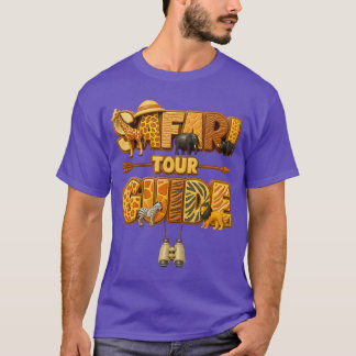 Safariour Guide Costume Africa Zoo Safariour vinta T-Shirt