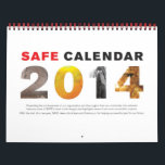 SAFE 2014 Commemorative Calendar<br><div class="desc">Raise public awareness all year to preserve cultural heritage with these iconic images. This special commemorative calendar presents the achievements of our organisation and the support from our community. From the winning posters of our student competitions to the poignant image of an empty tomb, this calendar features some of SAFE’s...</div>