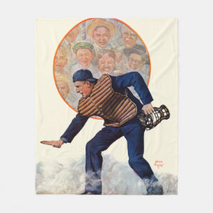 Safe at the Plate Fleece Blanket