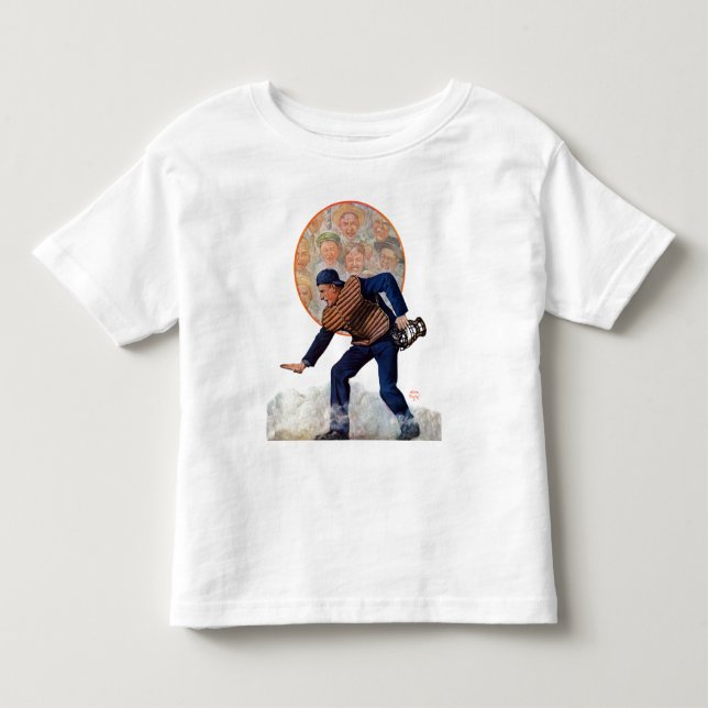 Safe at the Plate Toddler T-Shirt (Front)