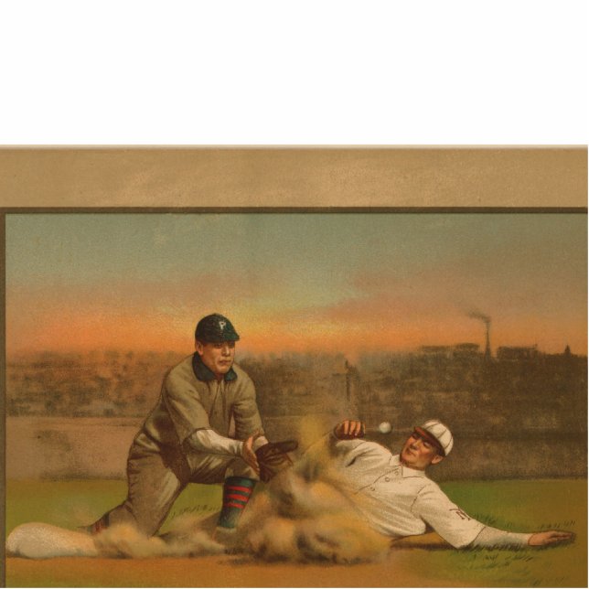 Safe At Third Standing Photo Sculpture (Front)